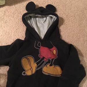 Toddler BabyGap Mickey black sweatshirt size 2